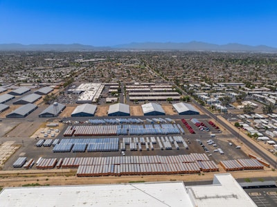 Outpost yard in Phoenix, overhead