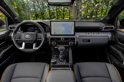 Interior of the 2024 Toyota Tacoma Trailhunter