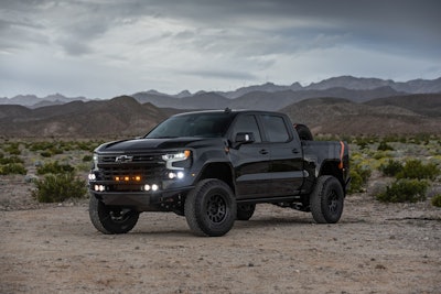 2024 chevy silverado fox edition parked desert