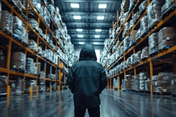 Man standing in a warehouse
