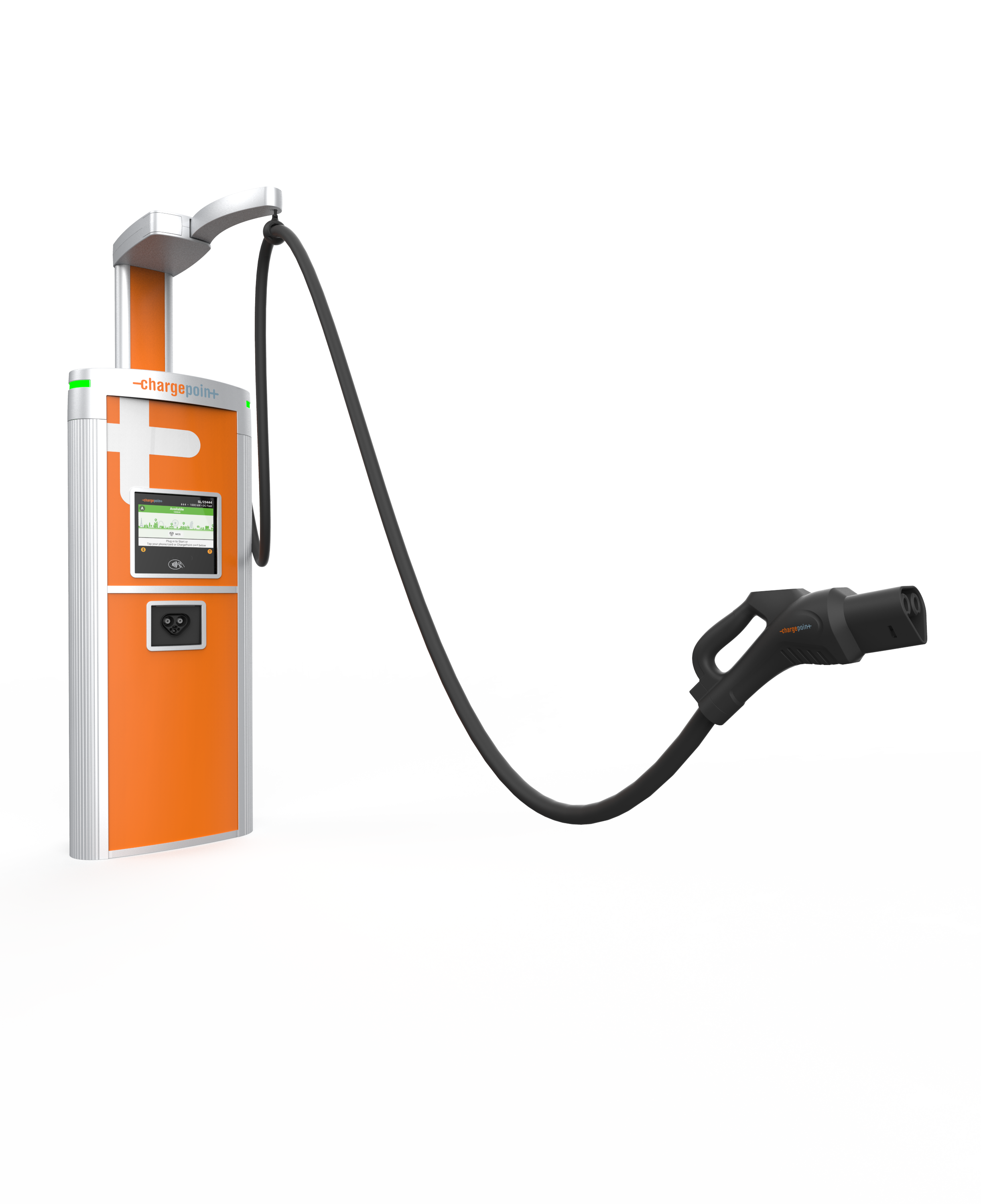 ChargePoint MCS charger on display