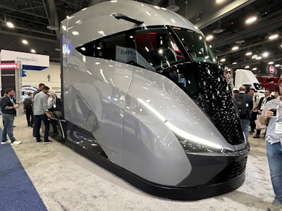 Cab of Kenworth's SuperTruck 2