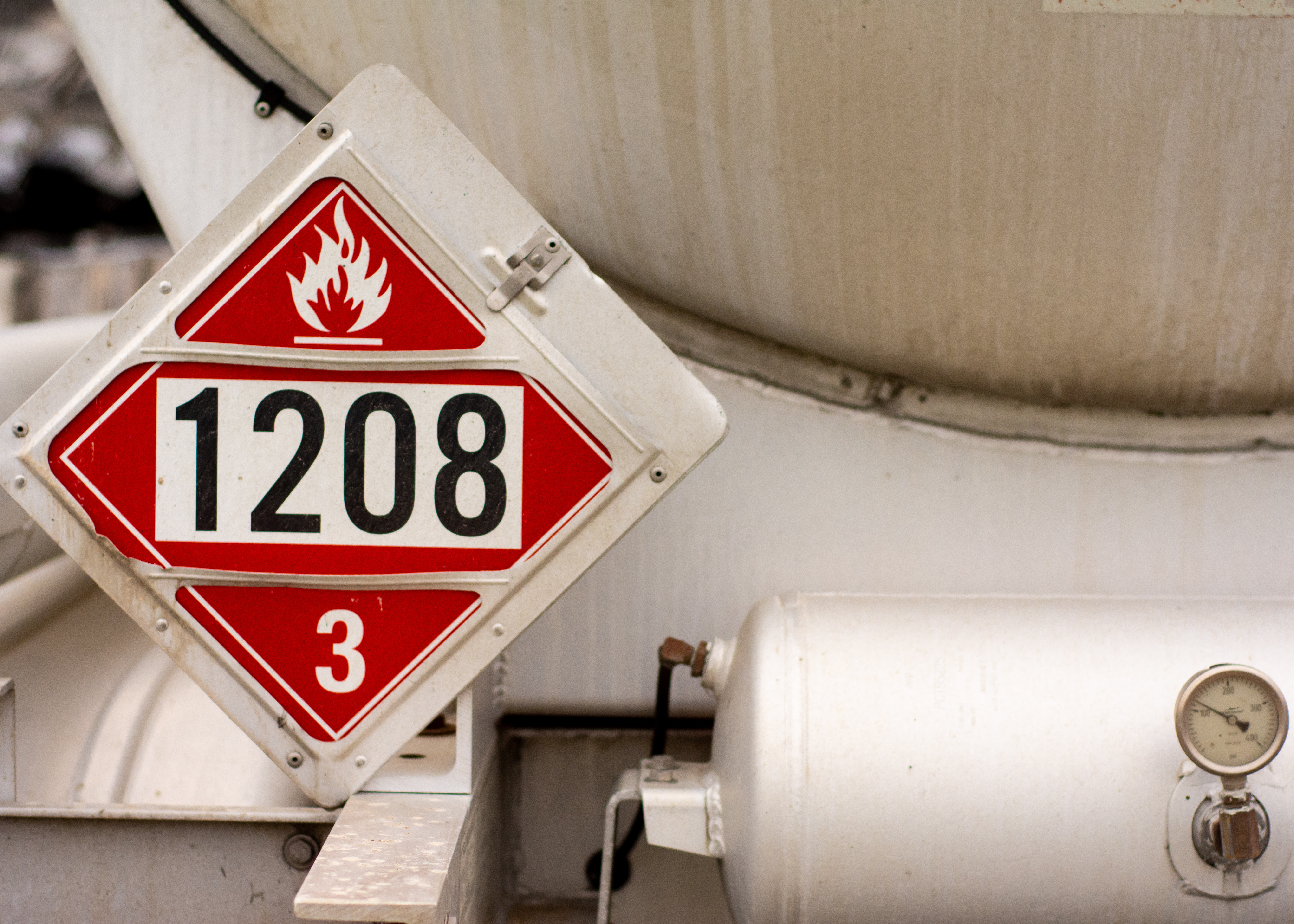 hazmat placard