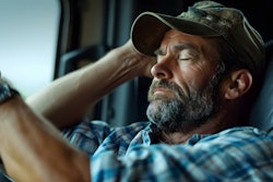 truck driver asleep