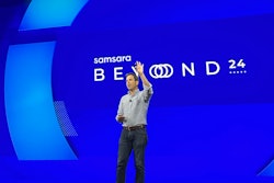 David Gal, vice president of product and engineering of Samara, introduces the new Samsara Asset Tag