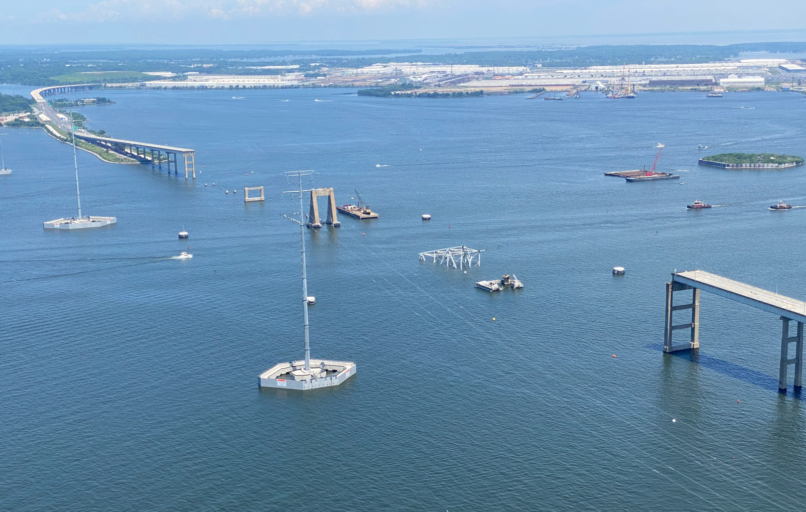 Baltimore Key Bridge cleanup
