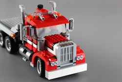 LEGO semi truck
