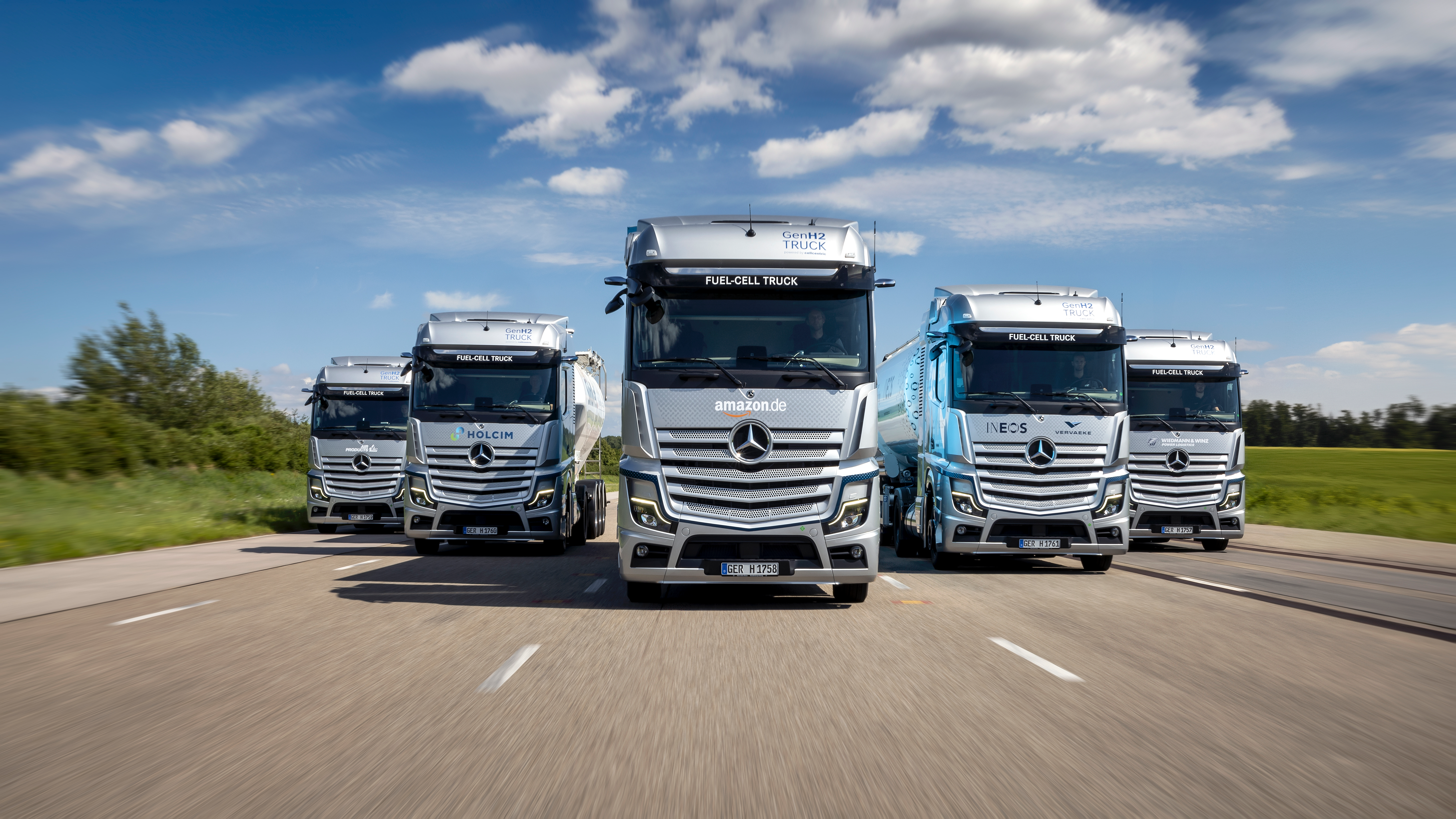 INEOS Inovyn HD hydrogen trucks testing