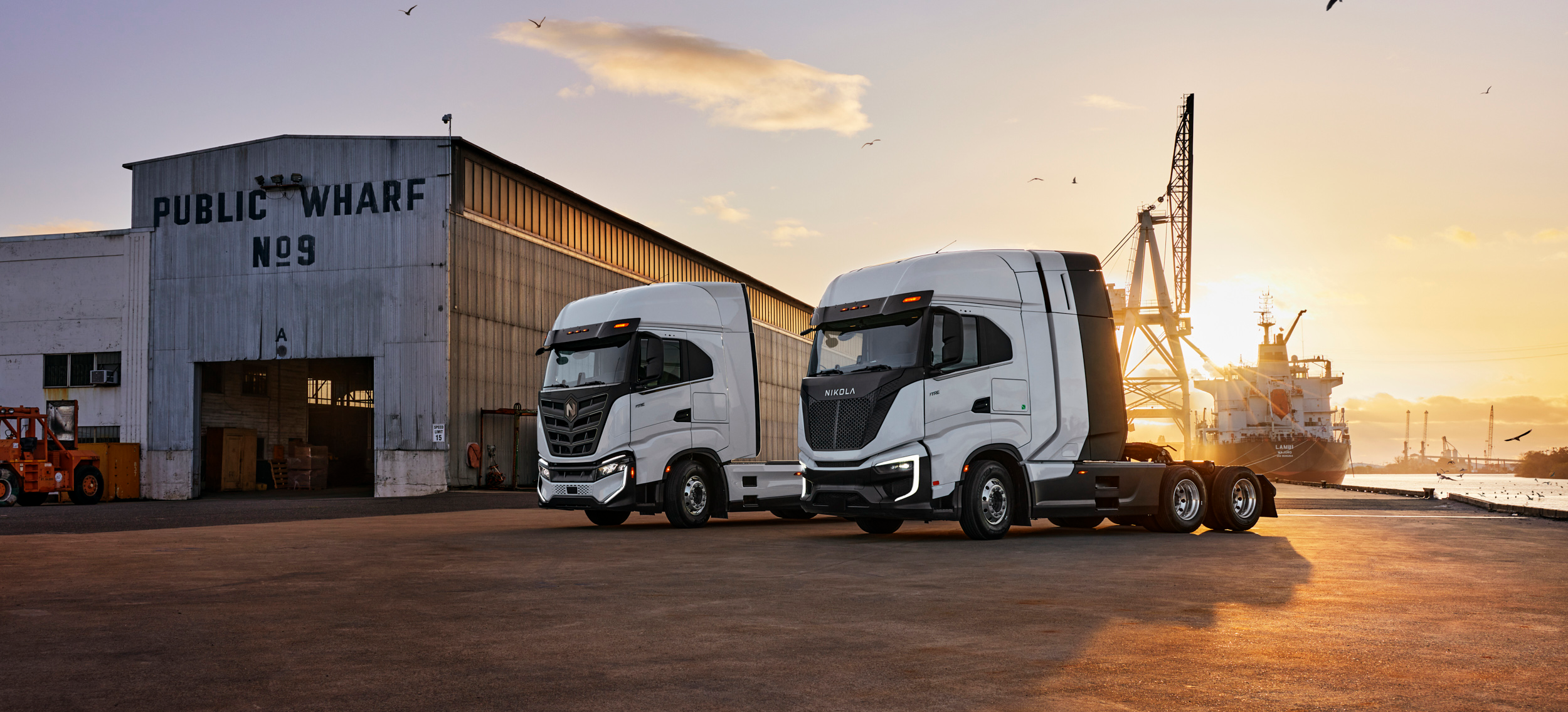 Nikola's zero-emission vehicles