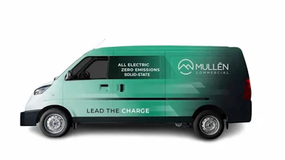 Mullen One EV cargo van with solid state batteries