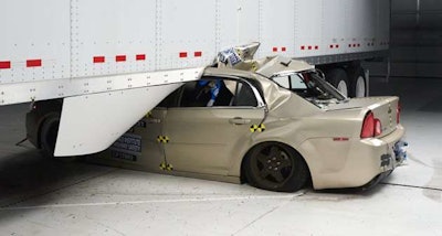 side underride guard crash test