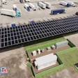 Rendering of completed TA charging site
