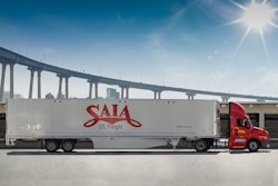Saia truck and trailer