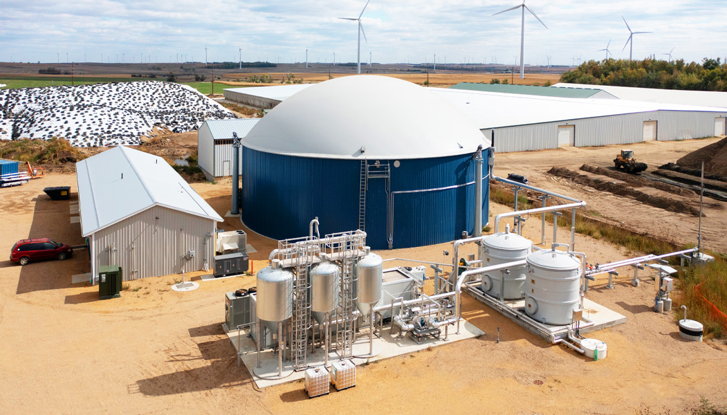 Clean Energy RNG production facility