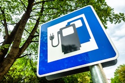 electric vehicle charging sign