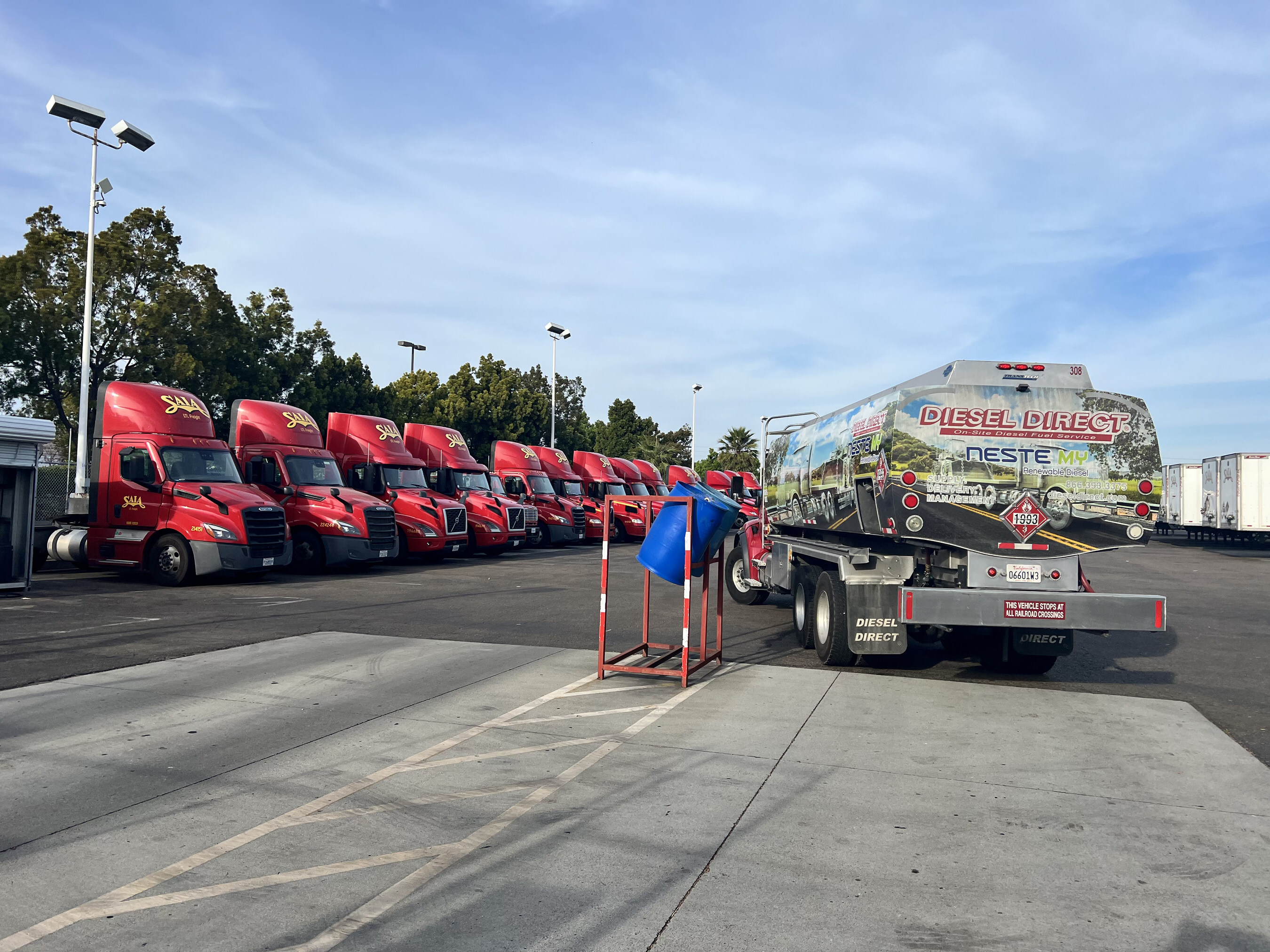 Diesel Direct Fueling Saia Truck Fleet With Renewable Diesel