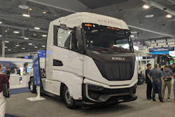 Nikola TRE hydrogen fuel cell at ACT Expo 2024
