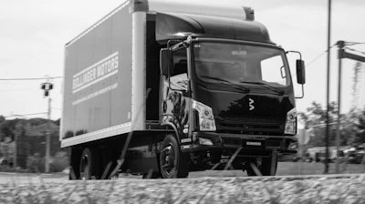 The Bollinger B4 electric Class 4 truck.