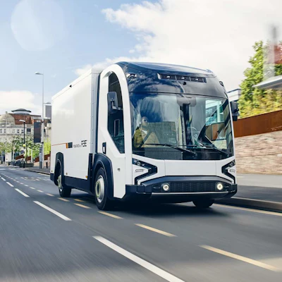 REE P7 chassis cab driving