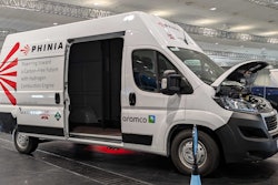 Phinia's hydrogen combustion test van at IAA 2024