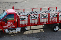 Van Dyke Gas truck parked