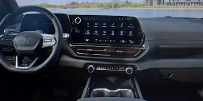 interior dash chevy 2025 Silverado ev