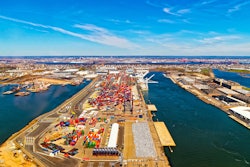 international shipping containers, Bayonne, New Jersey.