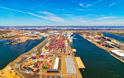 international shipping containers, Bayonne, New Jersey.