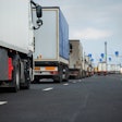 Trucks at border