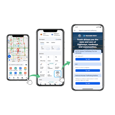 Trucker Path app
