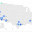 Voltera's charging infrastructure site map
