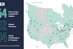 A chart showing certified electric vehicle locations