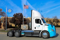 Freightliner eCascadia at Detroit plant