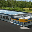 Rendering of Penske Truck Leasing solar-powered center