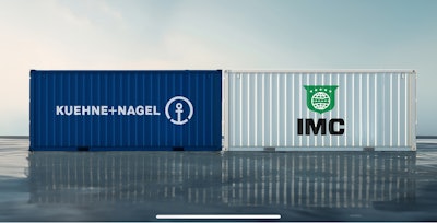 IMC and Kuehne+Nagel containers
