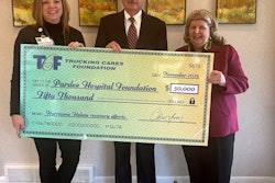 Trucking Cares Foundation Pardee donation