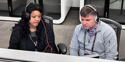 Volvo Asist agent on a call