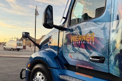 Werner semi truck cab