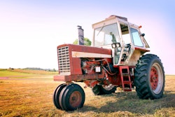 antique farm tractor