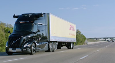 DHL autonomous DHL truck