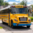 Lion Electric school bus parked