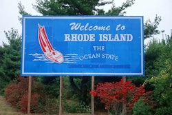 Rhode Island entrance sign
