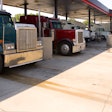 trucks getting fuel