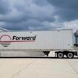 Forward Air semi truck and trailer