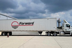 Forward Air semi truck and trailer