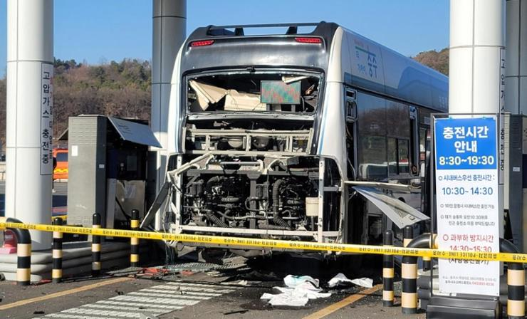 Hyundai FCEV bus explosion