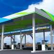 Cyclum NextGen Travel Center awning