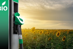 Bio fuel pump and flowers