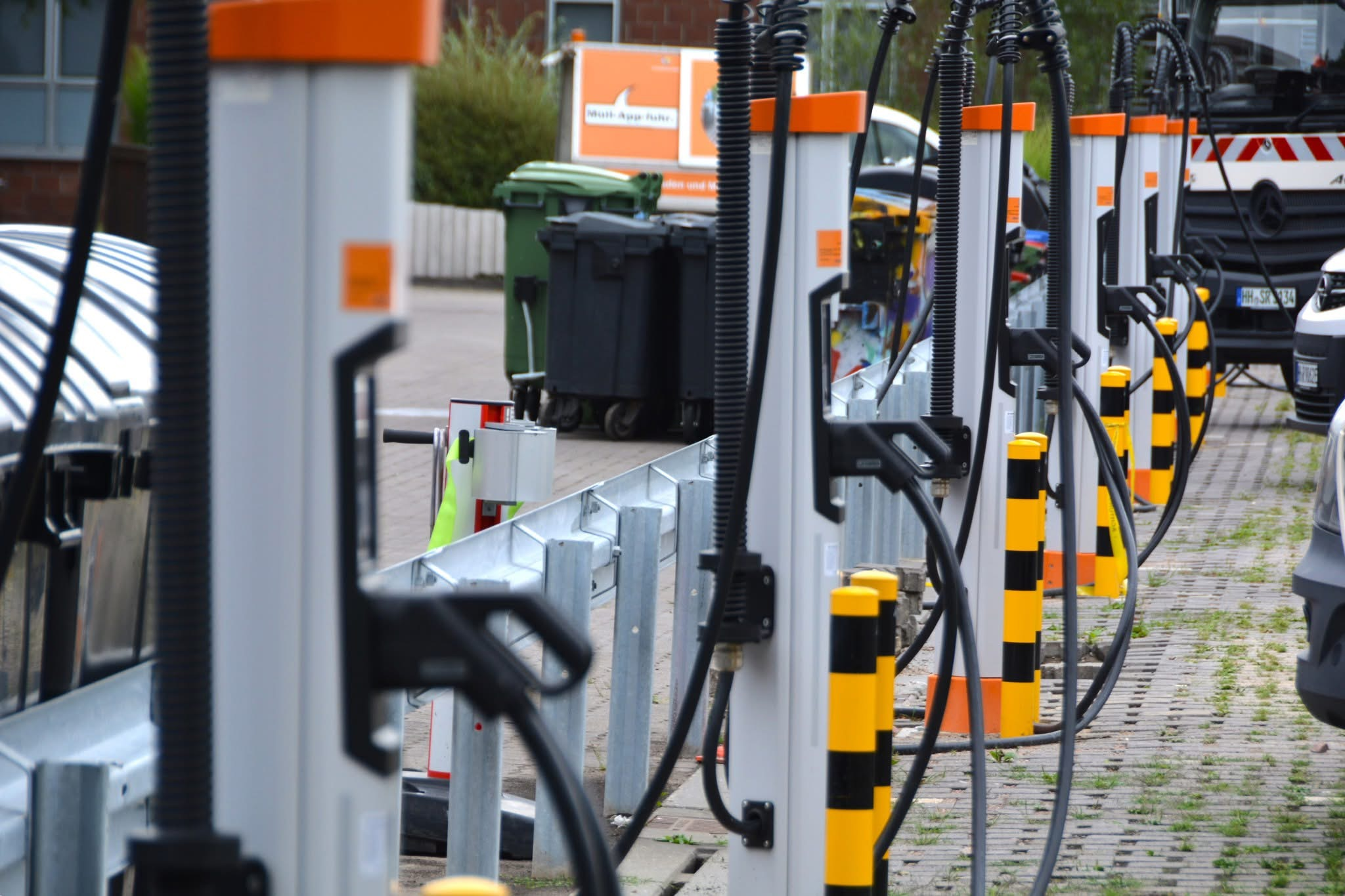 Kempower EV fleet charging station