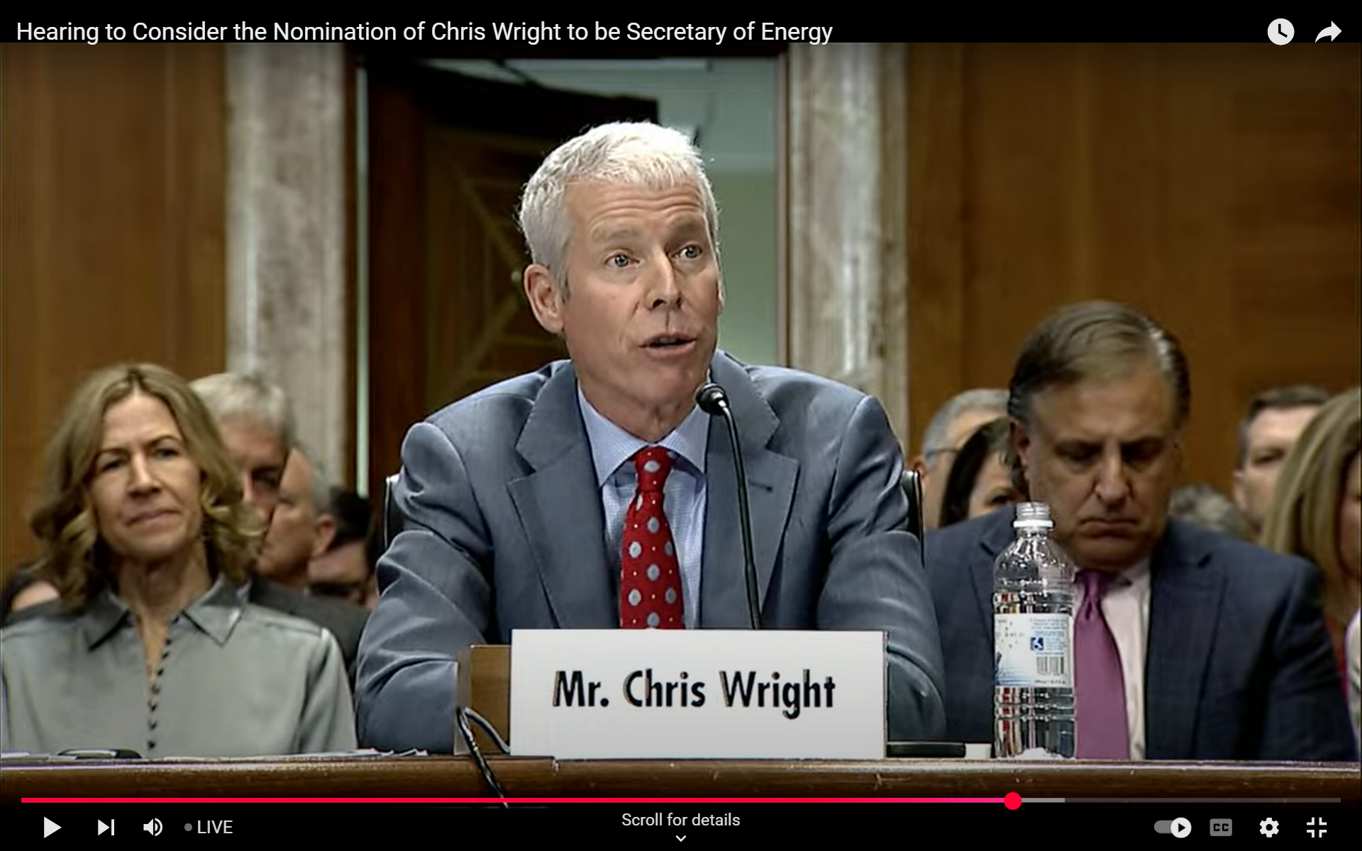Chris Wright confirmation hearing 2025
